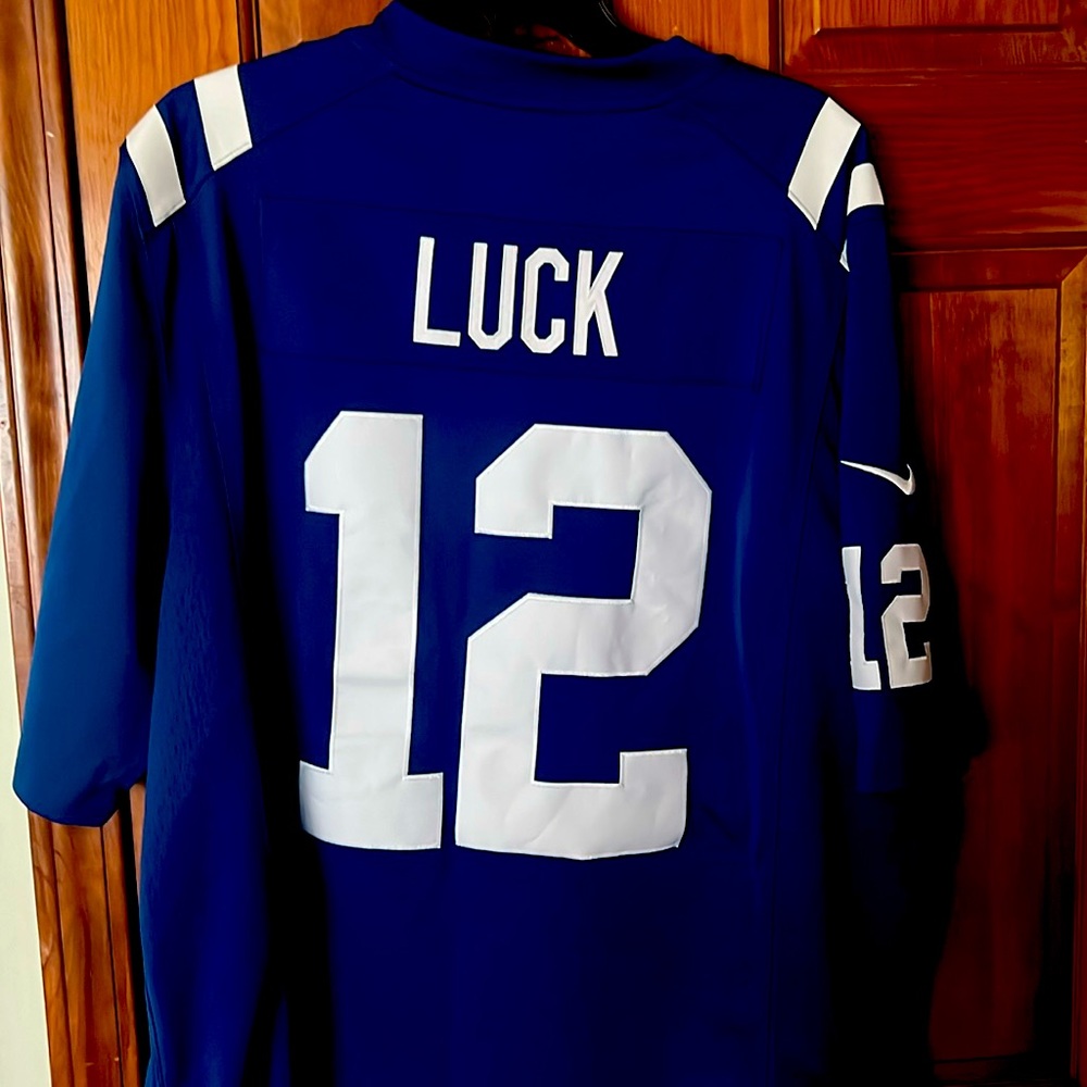 New Nike NFL Colts Luck 12 Mens Jersey XL Unique